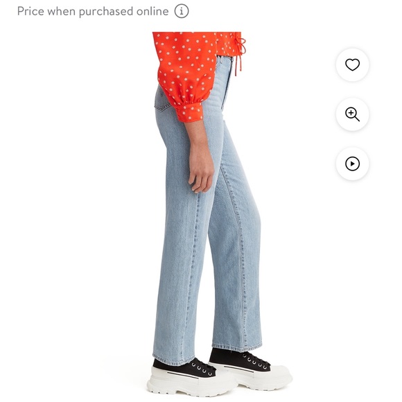 Levi’s High Waisted Straight Jeans - Picture 3 of 11